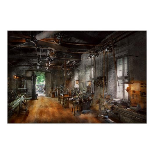 機械工 – ミルライト ポスター (正面)