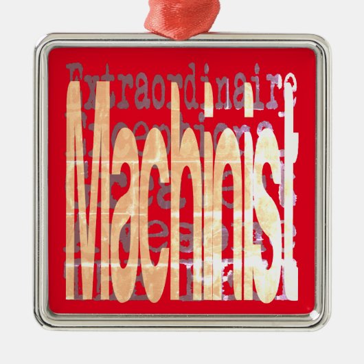 機械工 メタルオーナメント (正面)