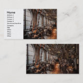 機械工-十分に作用の機械工場 名刺 (正面/裏面)