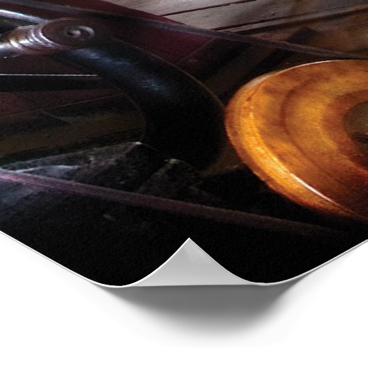 機械工 – 多くの古い機械 ポスター (角)