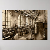 機械工 – 安全第一 ポスター (正面)