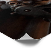 機械工 – 完全に機能する機械工場 ポスター (角)