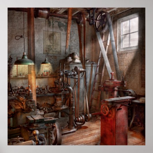 機械工 – 工モダン場 ポスター (正面)