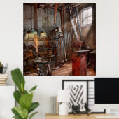 機械工 – 工モダン場 ポスター (ホームオフィス)