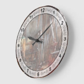 機械工 – 工モダン場 ラージ壁時計 (傾斜)