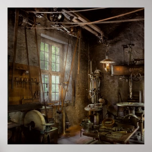 機械工 – 工業革命 ポスター (正面)