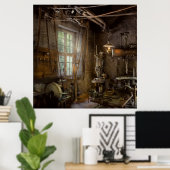 機械工 – 工業革命 ポスター (ホームオフィス)