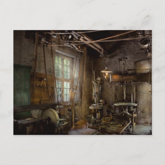 機械工 – 工業革命 ポストカード (正面)