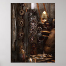 機械工 – 得良いギア ポスター