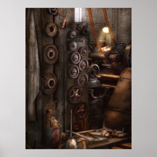 機械工 – 得良いギア ポスター (正面)