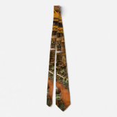 機械工 – 戦争 – 大砲の工場で1917 ネクタイ (裏面)