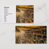 機械工 – 戦争 – 大砲の工場で1917 名刺 (正面/裏面)