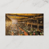 機械工 – 戦争 – 大砲の工場で1917 名刺 (裏面)