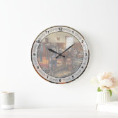 機械工-標準的な方法1915年 ラージ壁時計 (ホーム)