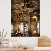 機械工 – 産業時代 ポスター (キッチン)