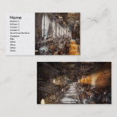 機械工-研修会への歓迎 名刺 (正面/裏面)