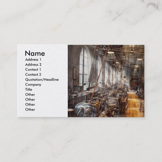 機械工-研修会への歓迎 名刺 (正面)