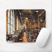 機械工- 1900's頃機械工場 マウスパッド (マウス)