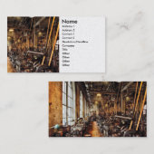 機械工- 1900's頃機械工場 名刺 (正面/裏面)