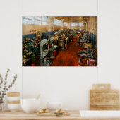 機械工 – 1918年のトレーニングにおける機械工 ポスター (キッチン)