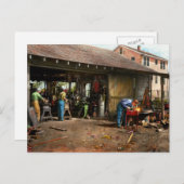 機械工 – Backyard Machinists 1942 ポストカード (正面/裏面)