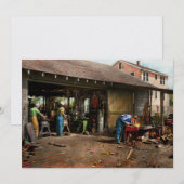 機械工 – Backyard Machinists 1942 招待状 (正面/裏面)