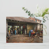 機械工 – Backyard Machinists 1942 招待状 (スタンド正面)