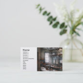 機械工- Steampunk -考案物部屋 名刺 (スタンド正面)