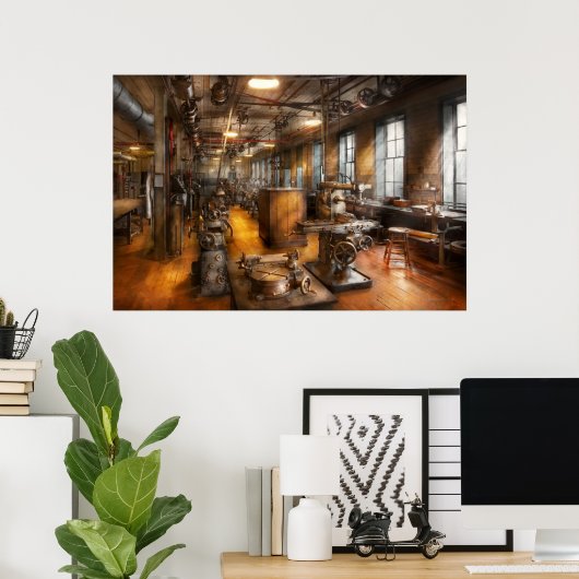 機械師 – 工業社会 ポスター (ホームオフィス)