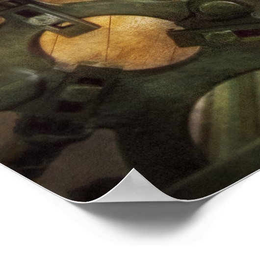 機械師 – 旋盤 – 機械師パラダイス ポスター (角)