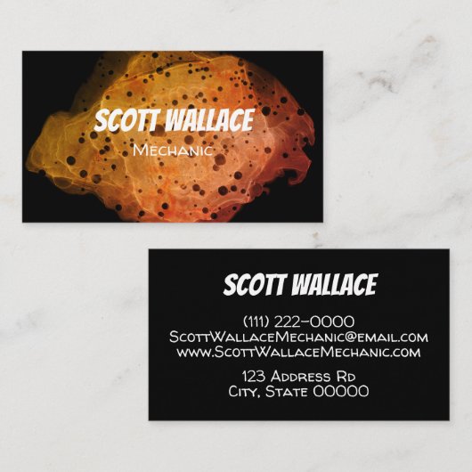 機械式さび名刺 名刺 (正面/裏面)