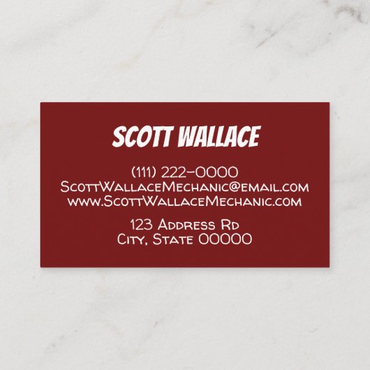 機械式さび名刺 名刺 (裏面)