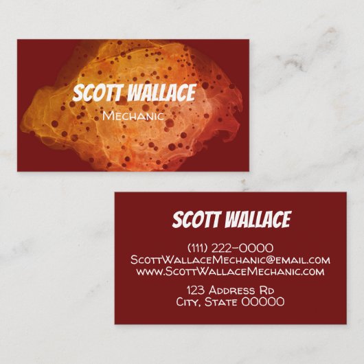 機械式さび名刺 名刺 (正面/裏面)