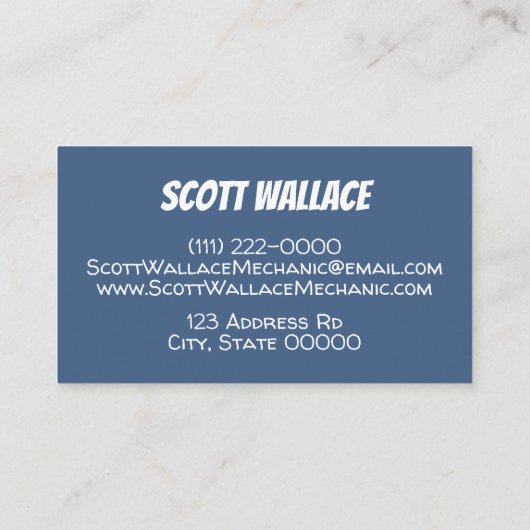 機械式さび名刺 名刺 (裏面)