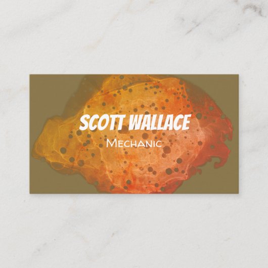 機械式さび名刺 名刺 (正面)