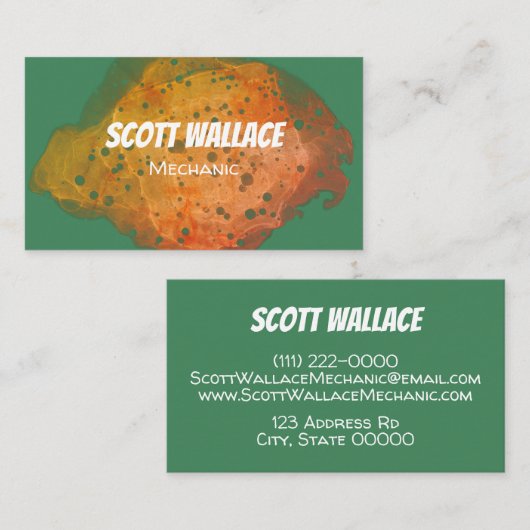 機械式さび名刺 名刺 (正面/裏面)