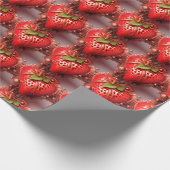 機械式イチゴ ラッピングペーパー (角)