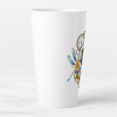 機械式トンボ付きスチームパンク時計 カフェラテマグ (正面)