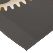 機械式トンボ付きスチームパンク時計 ショートテーブルランナー (コーナー)