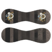 機械式トンボ付きスチームパンク時計 ソフトボール (パネル)