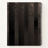 機械式トンボ付きスチームパンク時計 ノートブック (裏面)