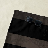 機械式トンボ付きスチームパンク時計 ビーチタオル (インサイチュ)