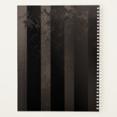 機械式トンボ付きスチームパンク時計 プランナー手帳 (裏面)