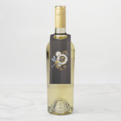 機械式トンボ付きスチームパンク時計 ボトルネックタグ (ボトル)