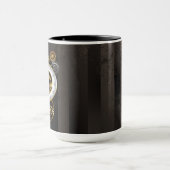 機械式トンボ付きスチームパンク時計 マグカップ (中央)