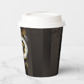 機械式トンボ付きスチームパンク時計 紙コップ (左)