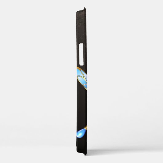 機械式トンボ付きスチームパンク時計 Case-Mate iPhoneケース (裏面 / 右)