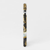 機械式トンボ付きスチームパンク時計 iPhoneケース (左側)