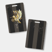 機械式ハミングバード バッジ (正面＆裏面)