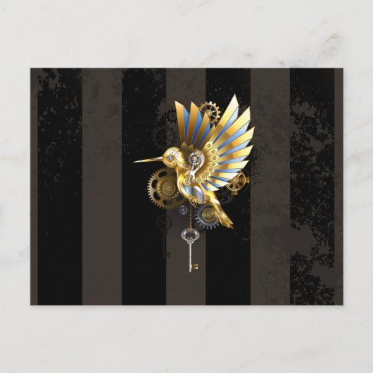 機械式ハミングバード ポストカード (正面)